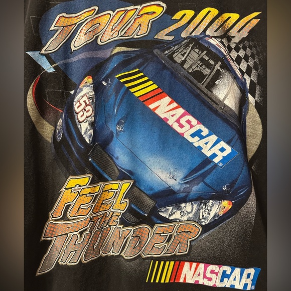 NASCAR (Gildan) - Feel The Thunder Tour T-Shirt 2004 Large - Picture 6 of 9